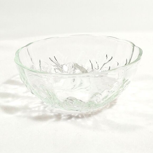 Vintage Pasari Crystal Glass Bowls Set of 4 Berry Dishes #1290 - Picture 1 of 8
